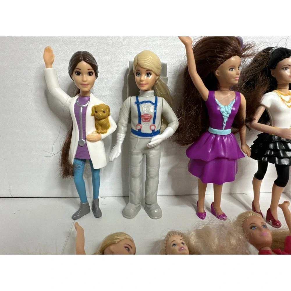 McDonald's Mattel Barbie Happy Meal Doll Toys Lot Of 16 Dolls Various Years